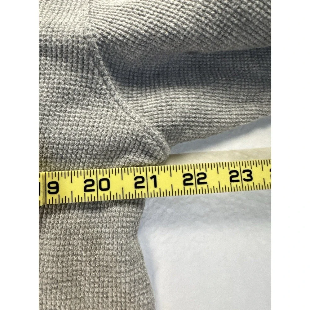 Stitches Chicago Cubs Waffle Knit Sweatshirt Mens‎ Medium Gray MLB Sweater